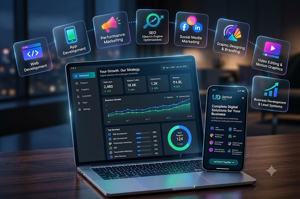 Digital Marketing Workspace Dashboard